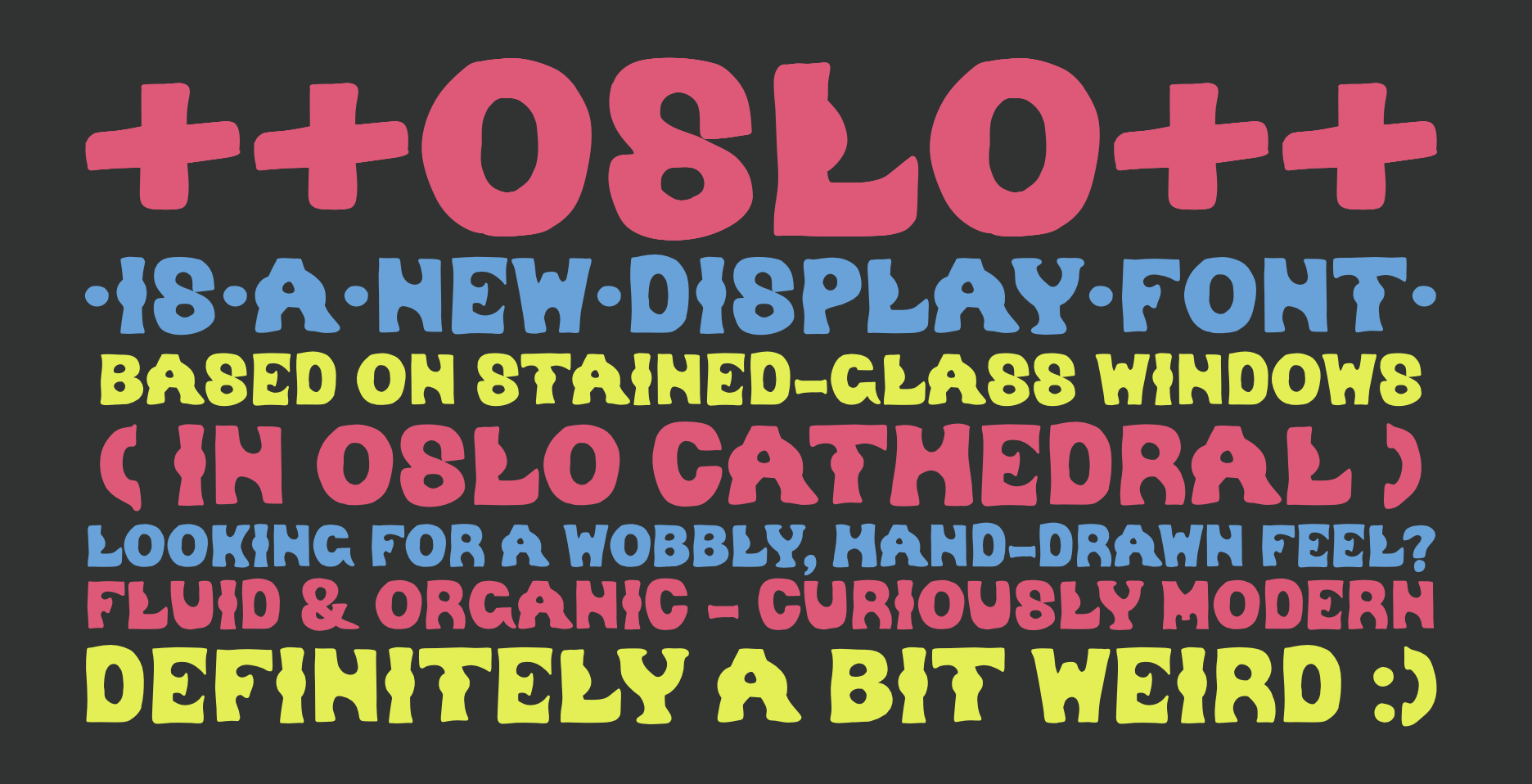 OSLO font