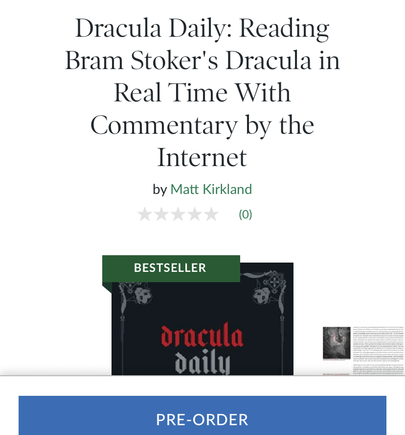 Dracula Preorders 